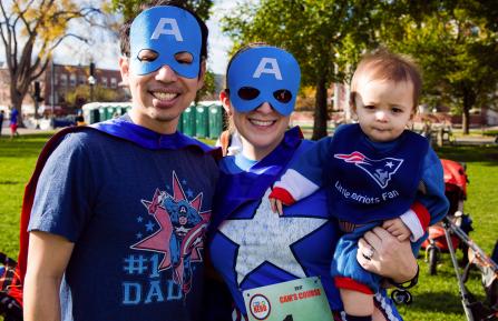 Families and participants of the CHaD HERO get into character each year as they run to support CHaD. 